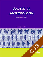 Anales de Antropología 53-1
 / Annick Daneels y Rodrigo Liendo (editores) 